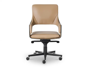 SILHOUETTE - Swivel leather executive chair _ i 4 Mariani